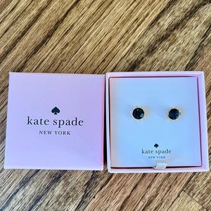 Kate Spade Flying Colors Montana Blue Stud Earrings